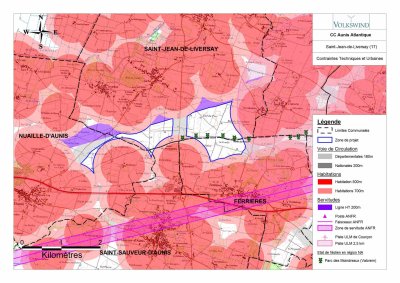 Enjeux techniques projet éolien de Liversay